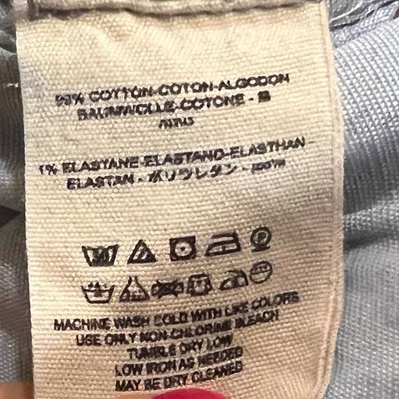 We The Free People Distressed Skinny Ankle Crop High Rise Jeans Size 30 Blue - Picture 7 of 11